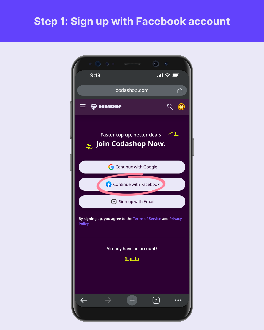 Step 1_ Sign up with Facebook account.png